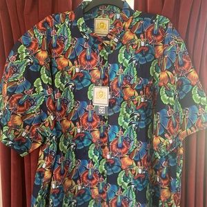 RSVLTS ACE VENTURA JUNGLE FRIENDS KUNUFLEX 4XL SHIRT BNWT NEVER WORN